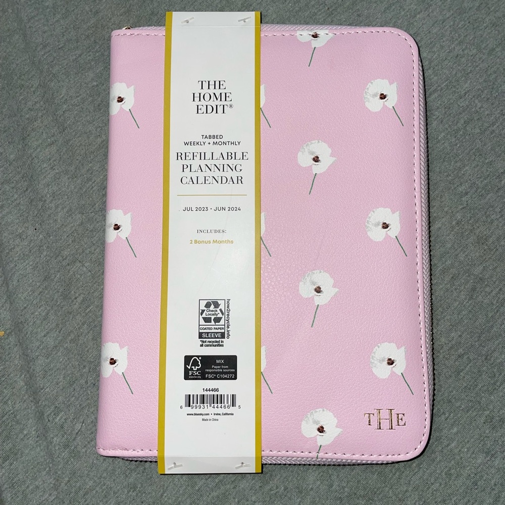 Jul 2023- Jun 2024 Refillable Calendar